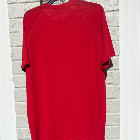 Warrior Tech Tee short sleeve performance shirt red Large - Picture 4 of 14